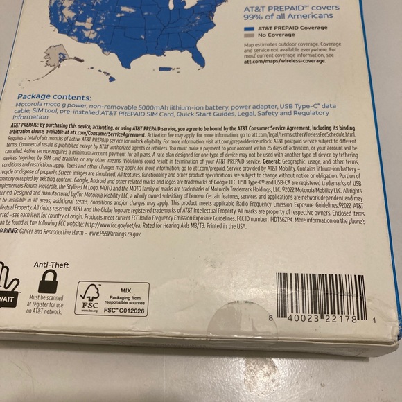 AT&T Prepaid Moto G Power - Picture 2 of 4